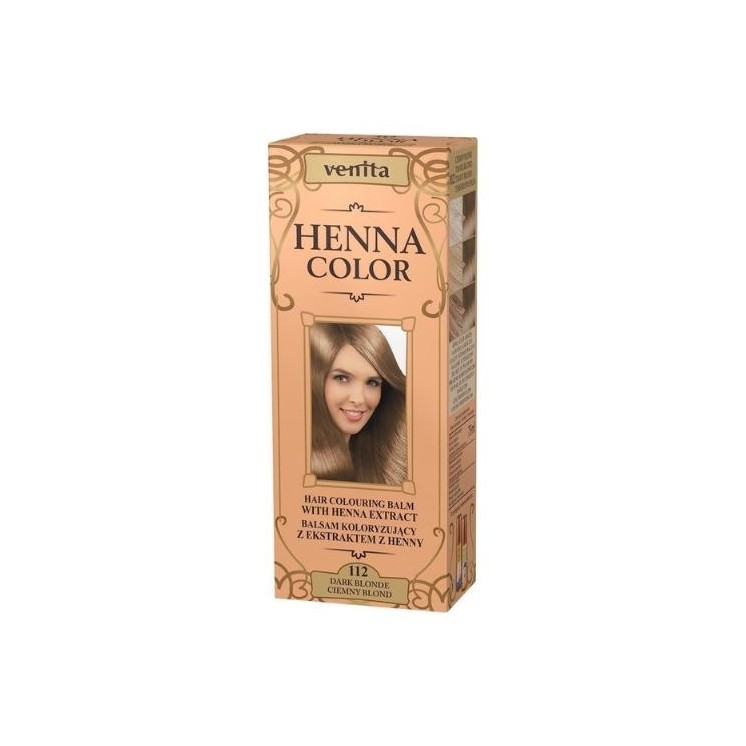 Venita Henna Color Coloring balm with henna extract /112/ Dark Blond 75 ml