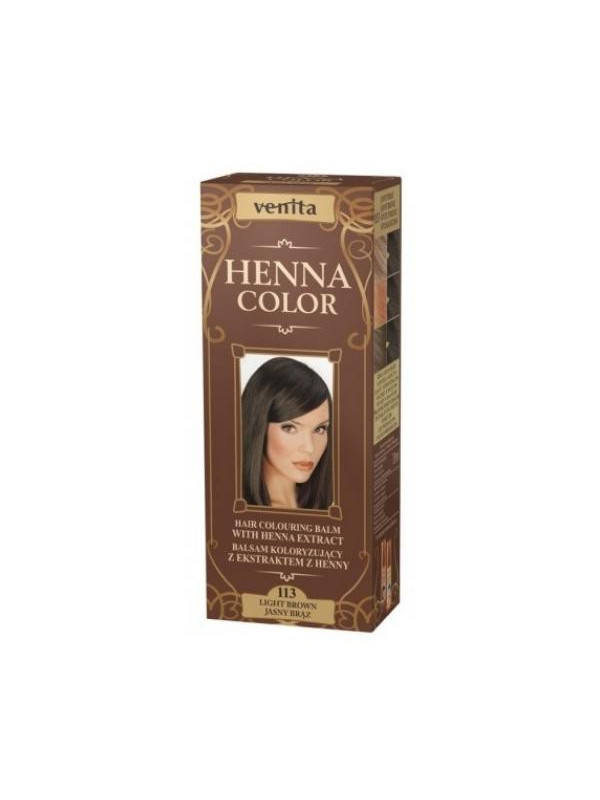 Venita Henna Color Balsam koloryzujący z ekstraktem z henny /113/ Jasny Brąz 75 ml