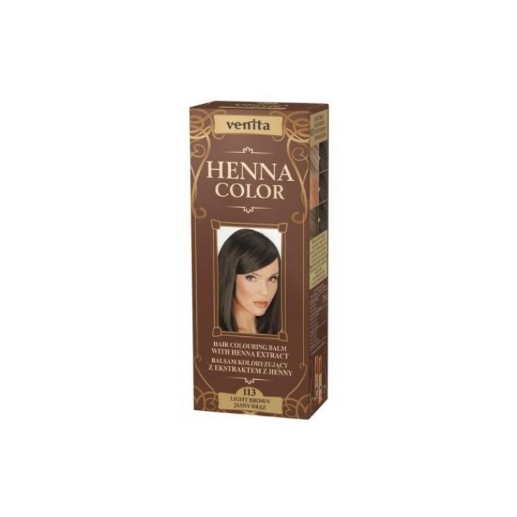 Бальзам Venita Henna Color Coloring з екстрактом хни /113/ Light Brown 75 мл