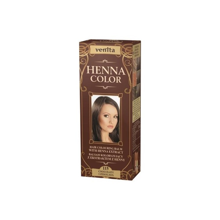 Venita Henna Color Coloring balm with henna extract /115/ Chocolate 75 ml