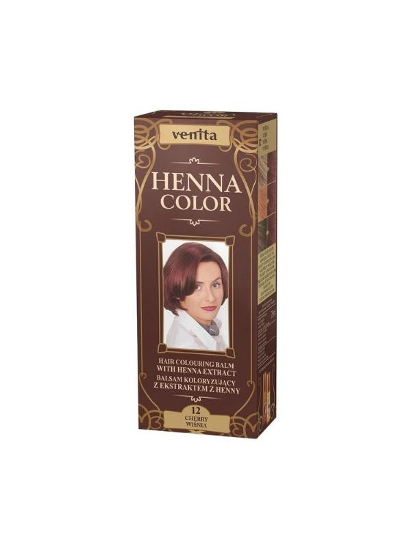 Venita Henna Color Balsam koloryzujący z ekstraktem z henny /12/ Wiśnia 75 ml