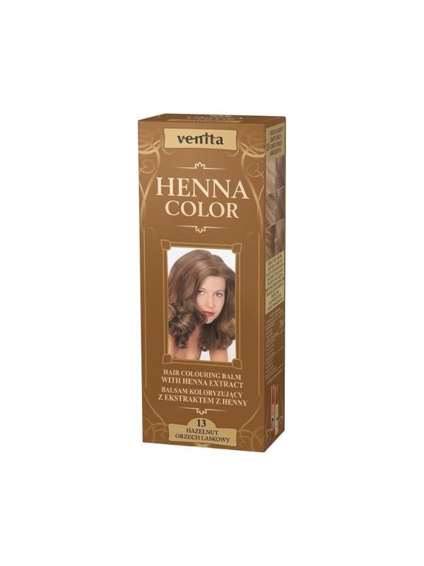 Venita Henna Color Balsam koloryzujący z ekstraktem z henny /13/ Orzech Laskowy 75 ml