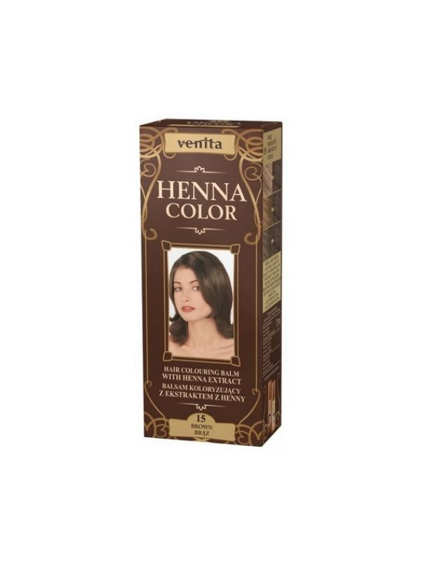 Venita Henna Color Balsam koloryzujący z ekstraktem z henny /15/ Brąz 75 ml