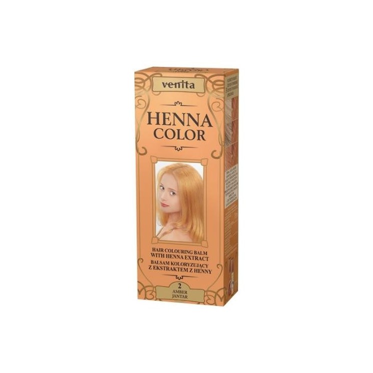 Venita Henna Color Coloring бальзам з екстрактом хни /2/ Jantar 75 мл(31-12-2025)