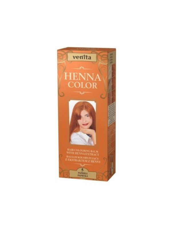 Venita Henna Color Balsam koloryzujący z ekstraktem z henny /5/ Papryka 75 ml