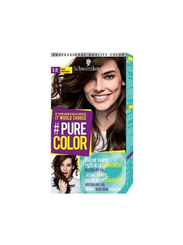 Schwarzkopf  Pure Color Farba do włosów /5.0/ Po Prostu Brąz