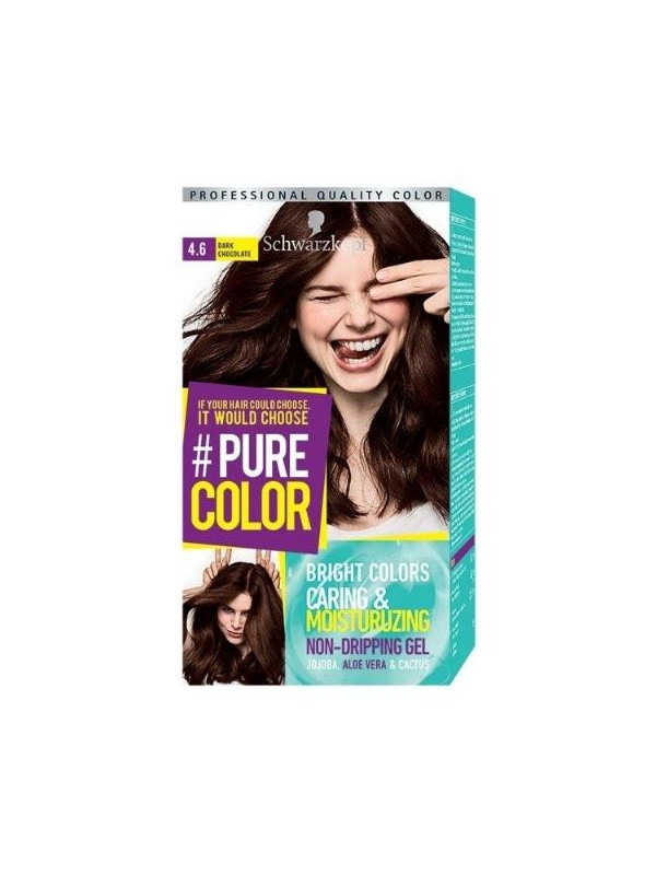 Schwarzkopf  Pure Color Farba do włosów /4.6/ Ciemna Czekolada