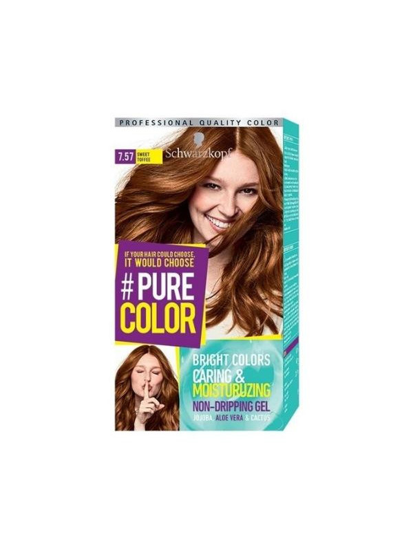 Schwarzkopf  Pure Color Farba do włosów /7.57/ Słodkie Toffi