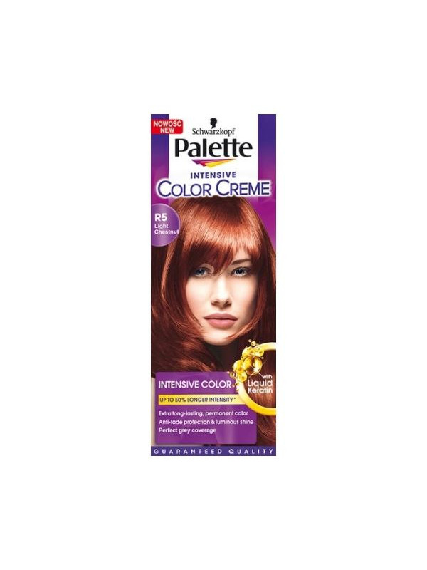 Schwarzkopf Palette Intensive Color Creme Farba do włosów /R5/ Kasztanowa Czerwień