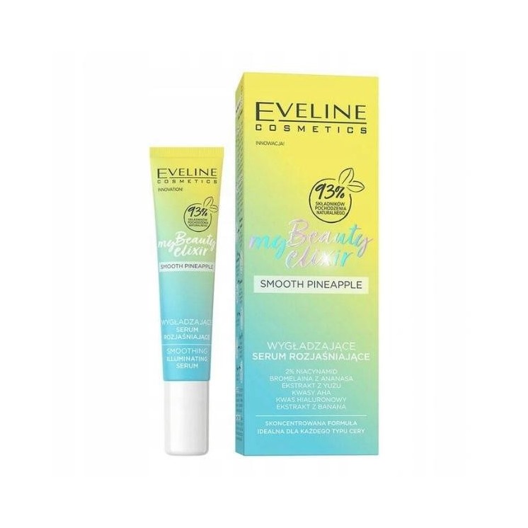 Розгладжуюча та освітлююча Serum для обличчя Eveline my Beauty Elixir 20 мл(09-01-2026)