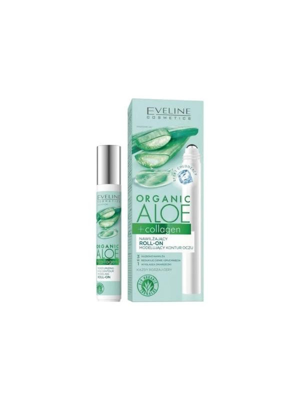 Eveline Organic Aloe nawilżający Roll-on pod oczy 3w1 15 ml