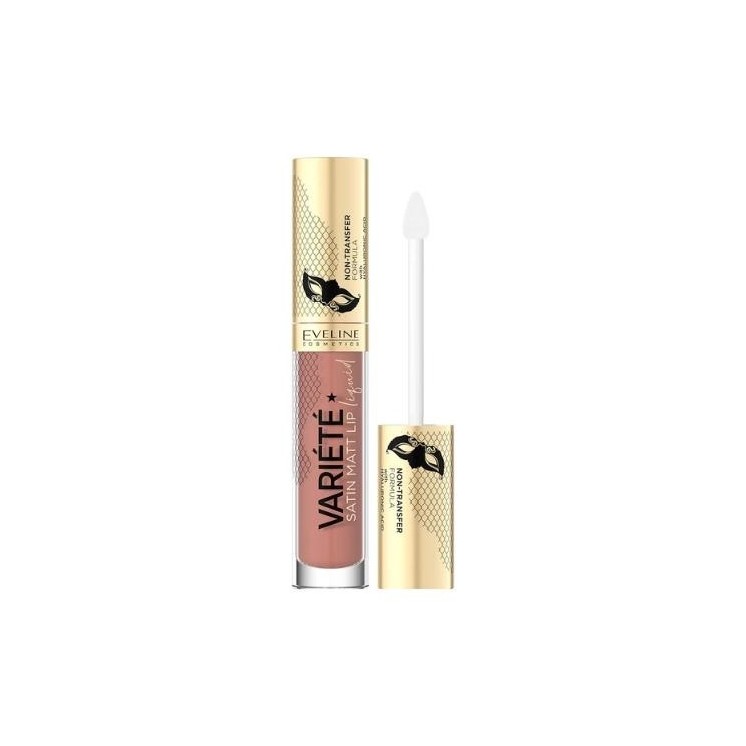 Eveline Variete Satin Liquid lipstick with hyaluronic acid /01/ Caramel Cake 4,5 ml