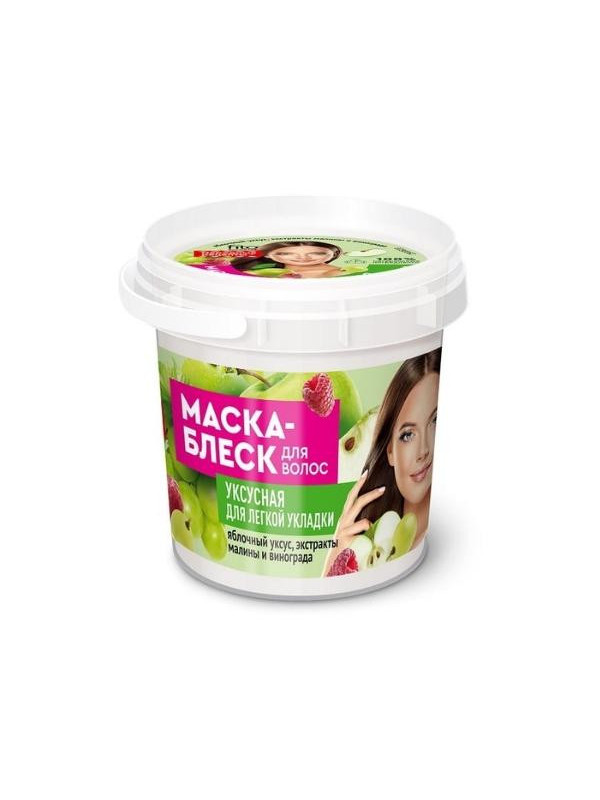 FitoKosmetik Organic Maska do włosów ułatwiająca stylizację Octowa 155 ml