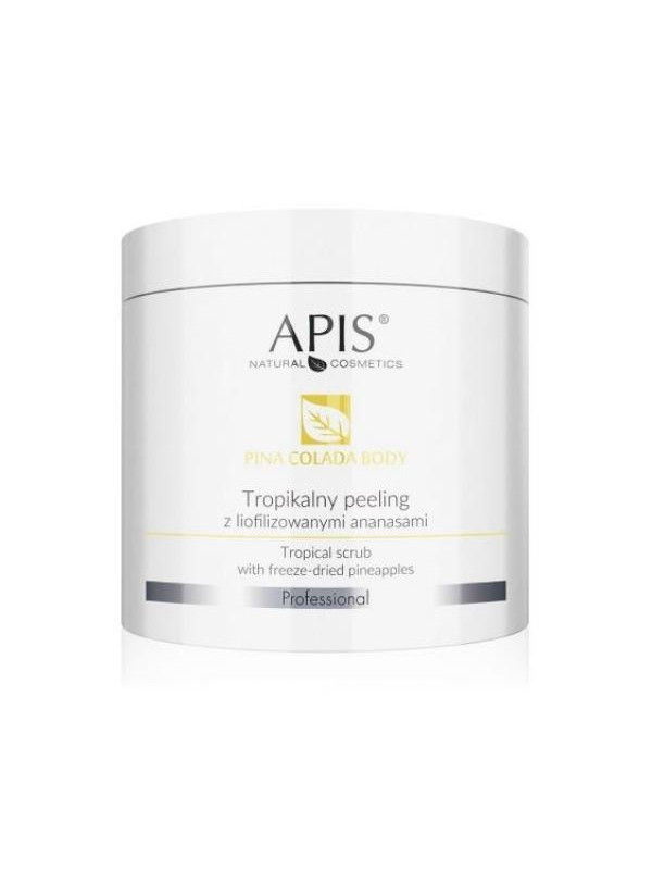 Apis Pina Colada Body tropikalny Peeling z liofilizowanymi ananasami 650 g