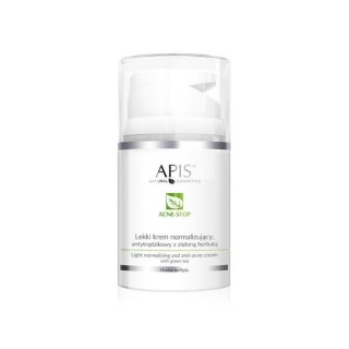 Apis Acne- Stop Light Нормалізуючий крем для обличчя проти акне з зеленим чаєм 50 мл
