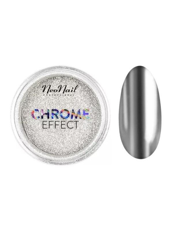 NeoNail Pyłek Chrome Effect /01/ Silver 2 g