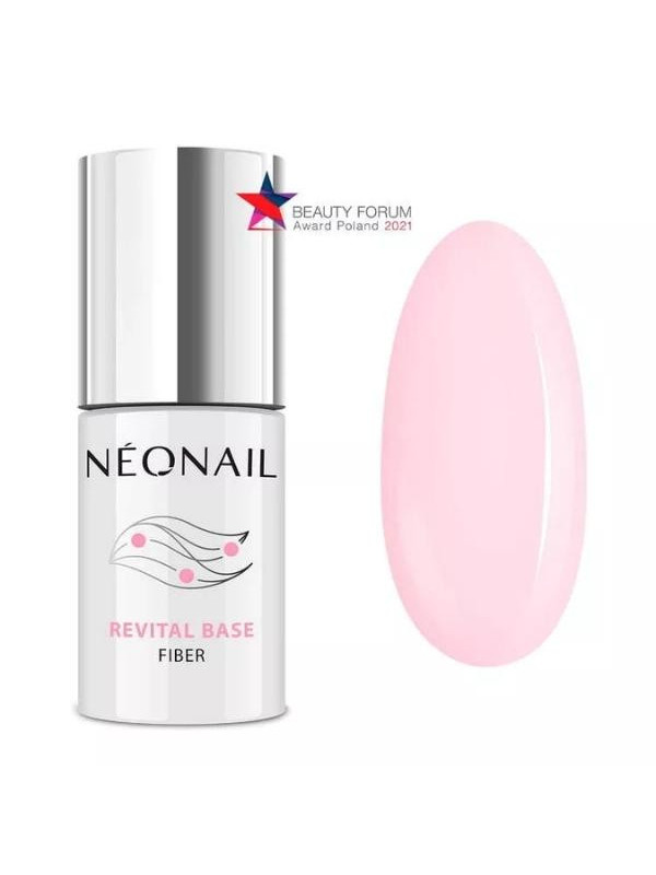 NeoNail Baza hybrydowa Revital Base Fiber Rosy Blush 7,2 ml