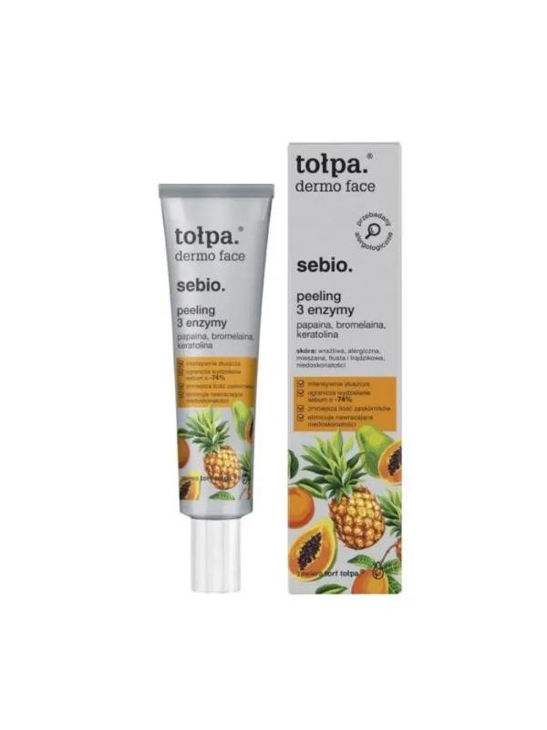 Tołpa Dermo Face Sebio. Peeling 3 enzymy 40 ml