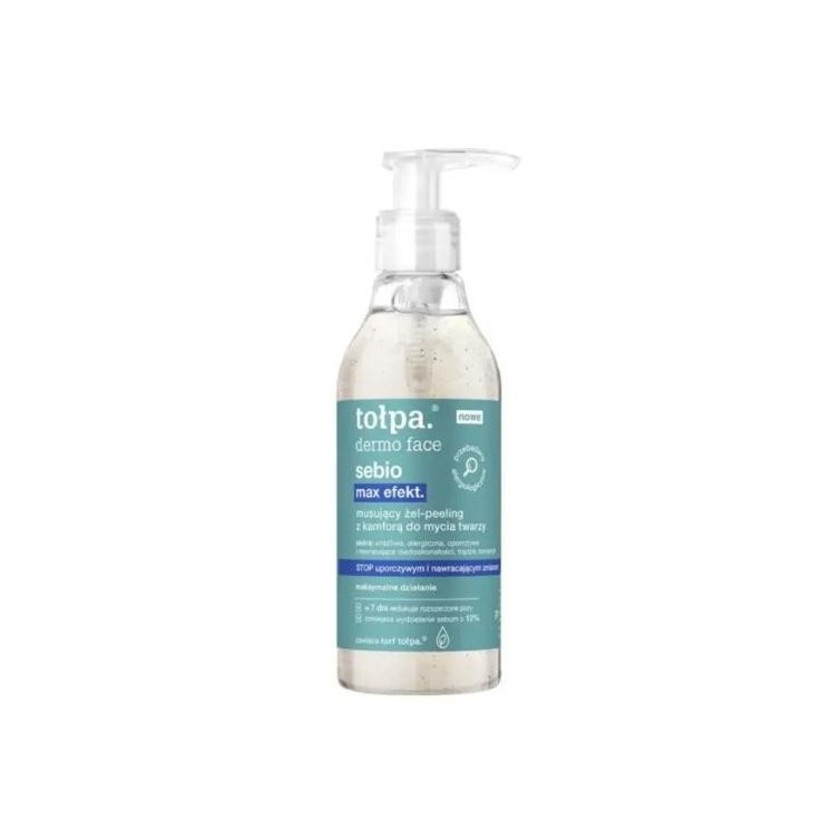 Tołpa Dermo Face Sebio Max Effect Gel peeling with camphor for washing the face