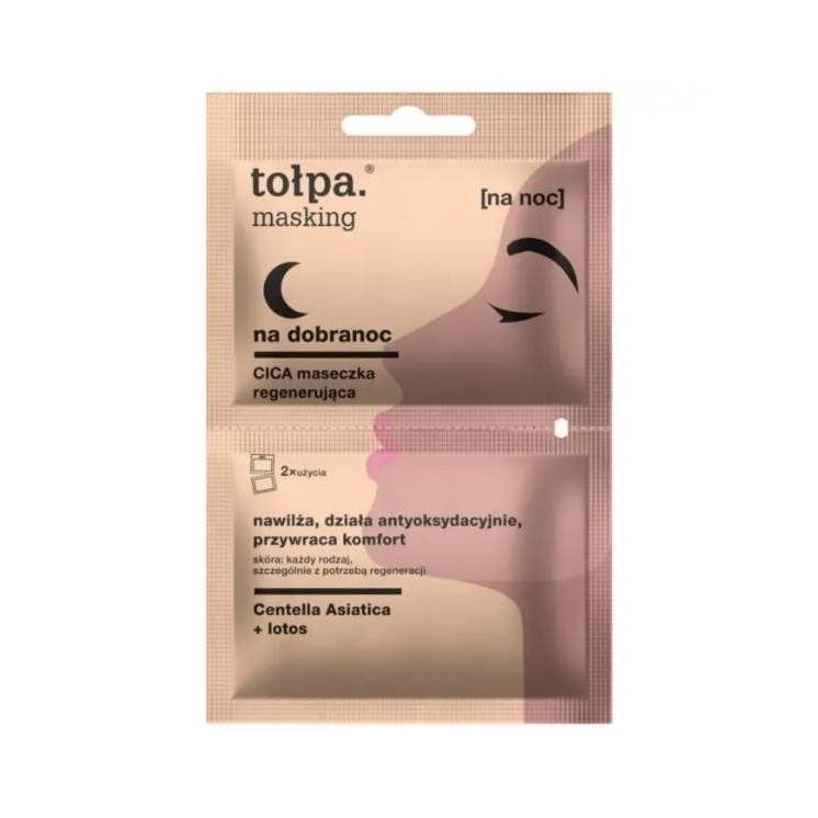 Tołpa Masking CICA Regenerating mask is very moisturizing