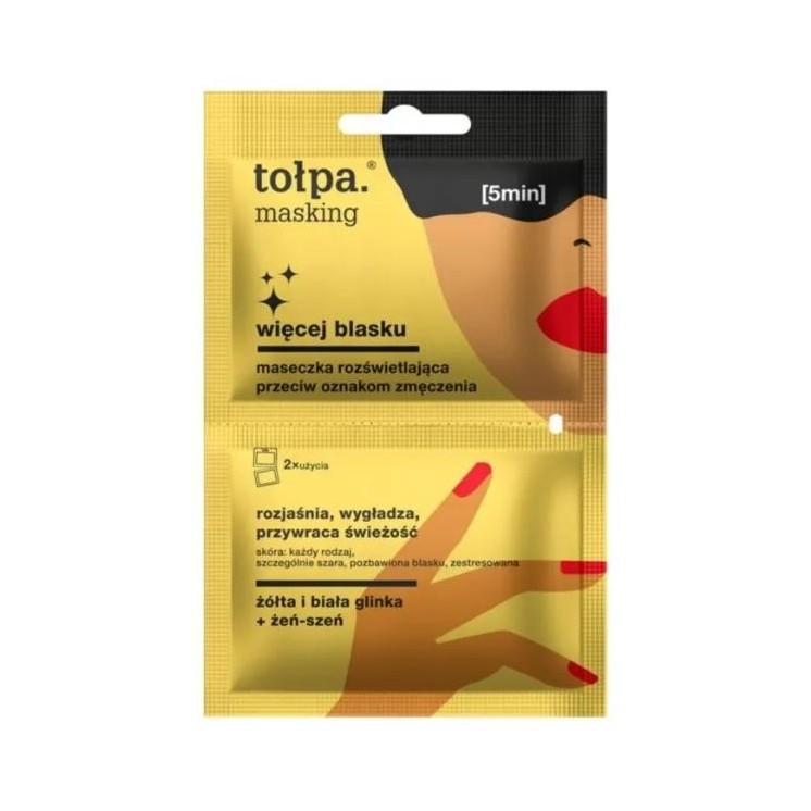 Tołpa Masking Illuminating mask against signs of fatigue 2x5 ml