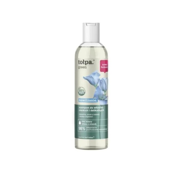 Tołpa Green Moisturizing shampoo for thin and delicate hair