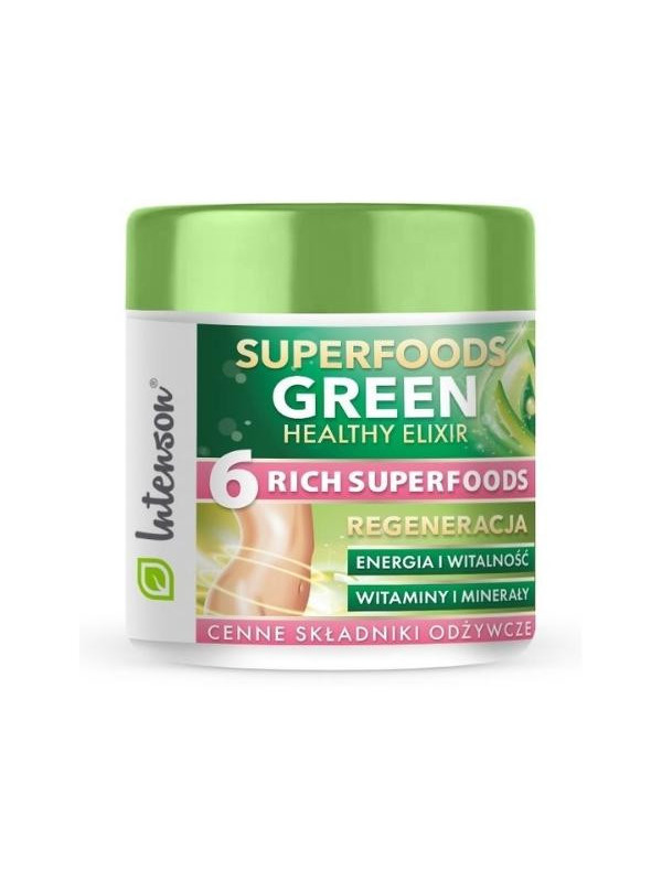 Intenson Superfoods Green Healthy Elixir Koktajl pobudzający 150 g