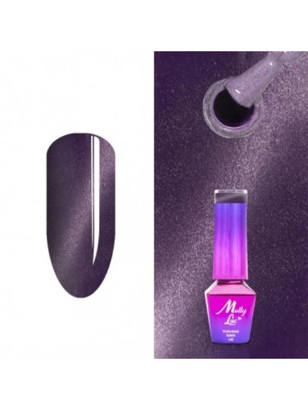 MollyLac /185/ Cat Eye Timeless Lakier Hybrydowy Hide Away 5 ml