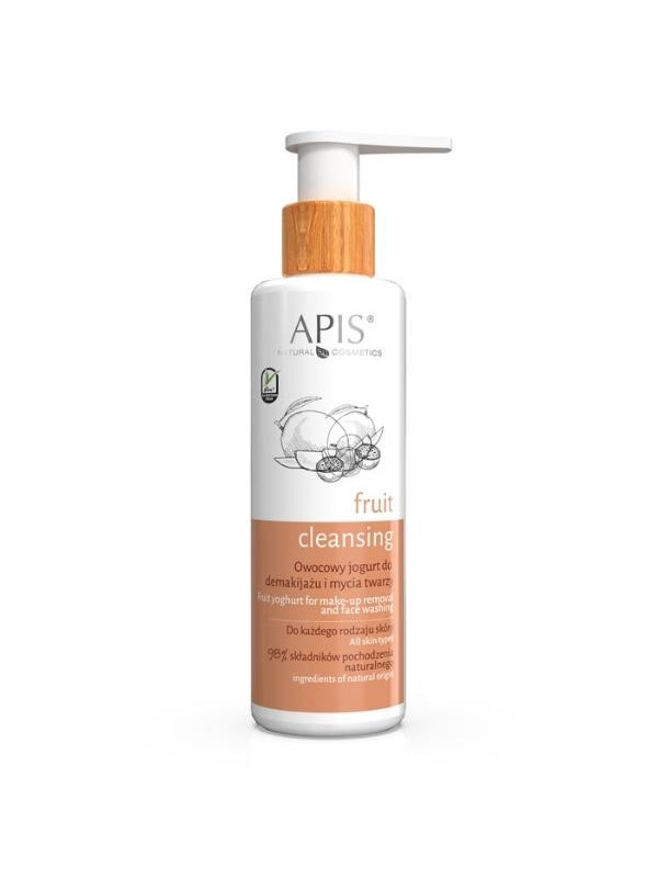 Apis Fruit Cleansing owocowy Jogurt do demakijażu i mycia twarzy 150 ml