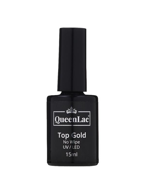 QueenLac Top Gold No Wipe UV/LED 15 ml