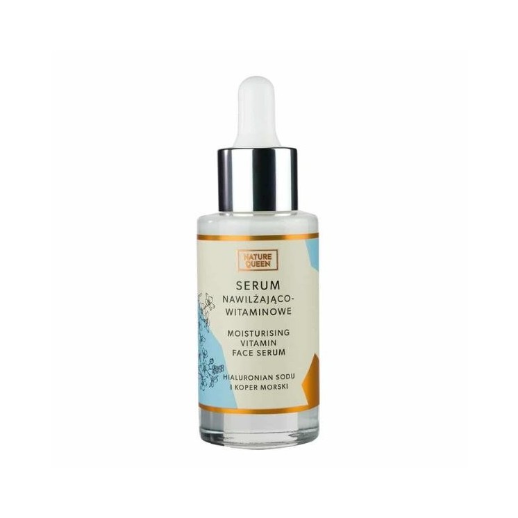 Nature Queen Moisturizing and Vitamin Serum Sodium Hyaluronate and Sea Fennel 30 ml