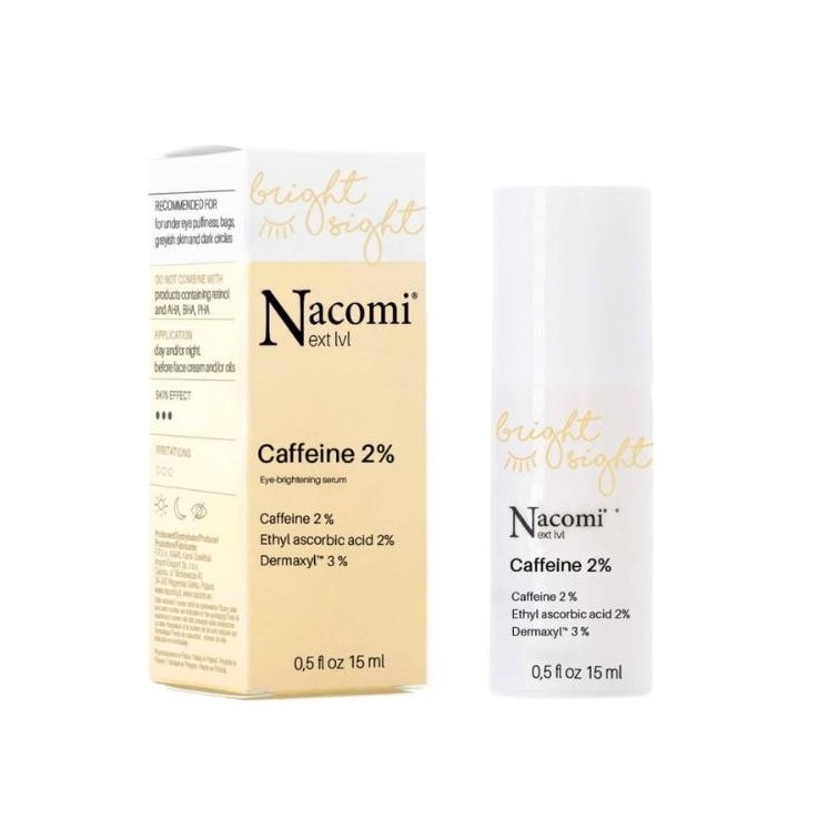 Nacomi Next Level Bright Sight Illuminating Eye Serum with Caffeine 2%