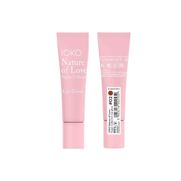 Joko Nature of Love Vegan Collection Lip gloss /02/