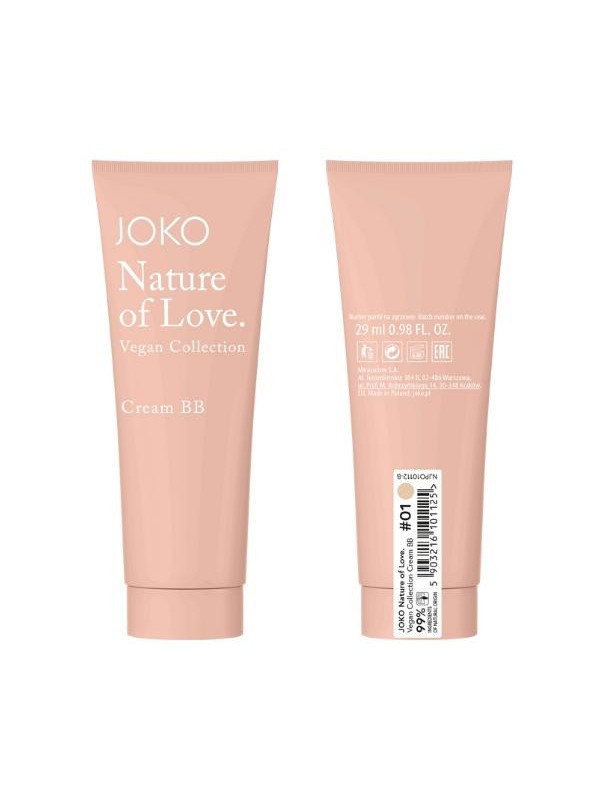 Joko Nature of Love Vegan Collection Krem BB /01/