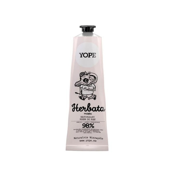 YOPE Natural Hand Cream Tea and Mint