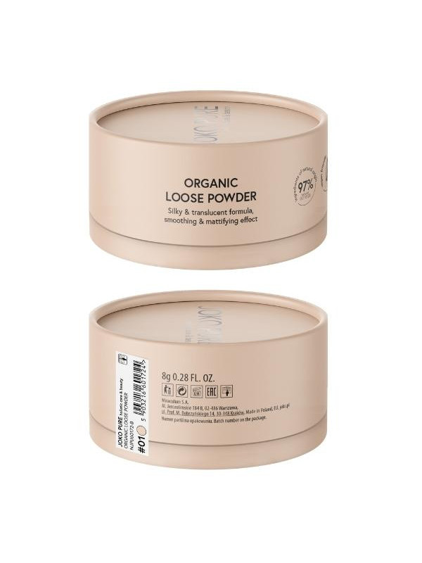 Joko PURE Holistic Care & Beauty organiczny Puder sypki /01/ 8 g