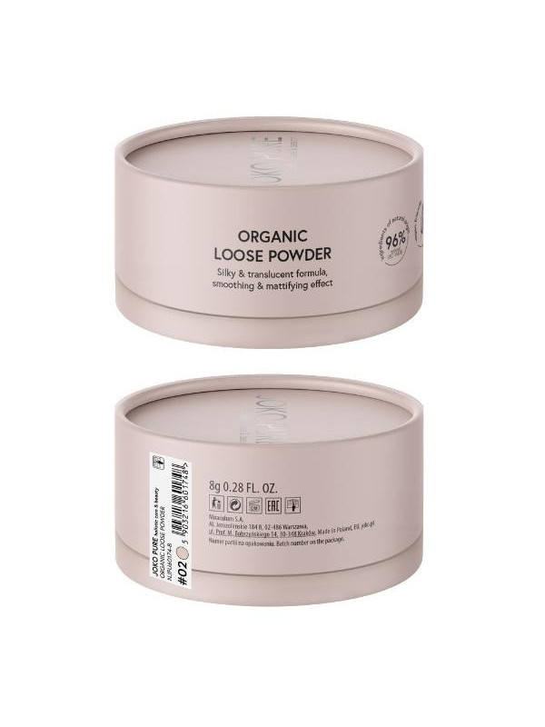 Joko PURE Holistic Care & Beauty organiczny Puder sypki /02/ 8 g