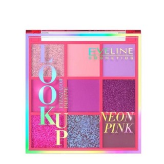 Eveline Eyeshadow Palette of 9 Neon Pink colors