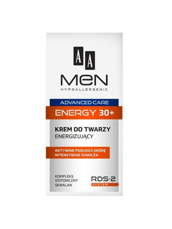 AA Men Advanced Care Energy 30+ Krem do twarzy energizujący