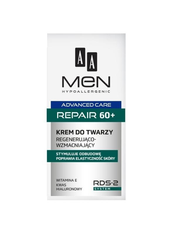 AA Men Advanced Care Repair 60+ Krem do twarzy regenerująco-wzmacniający