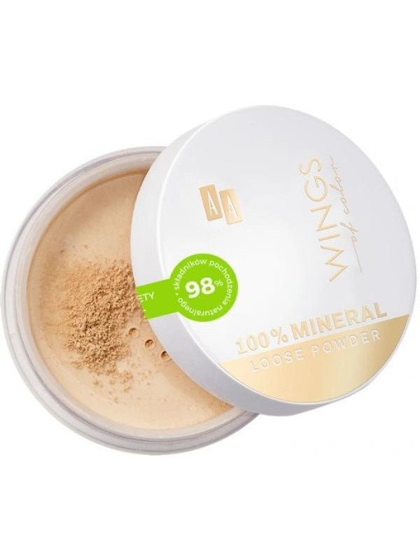 AA Wings of Color mineralny Puder sypki /12/ Warm Beige