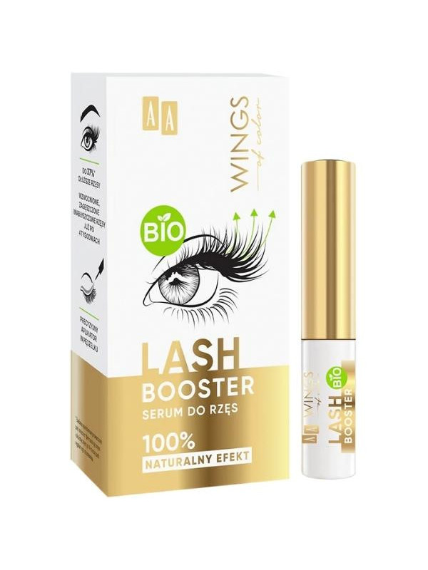 AA Wings of Color Lash Booster Serum do rzęs 100% naturalny Efekt