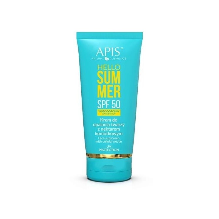 Apis Hello Summer SPF50 Facial sunscreen with cellular nectar