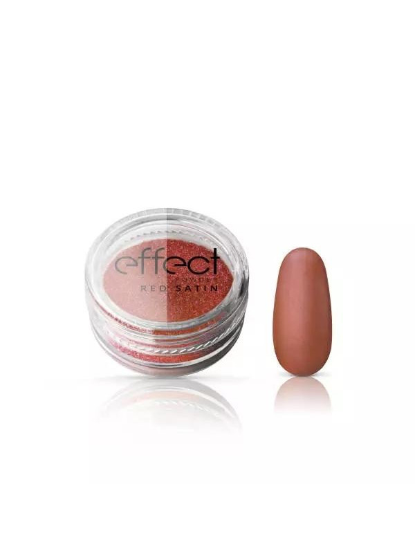 Silcare Red Satine Effect Powder Pyłek 1 g