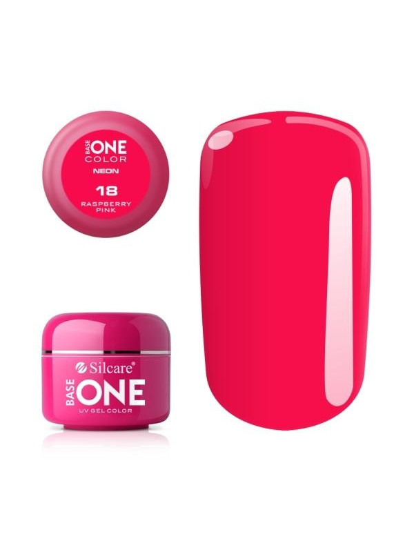 Silcare Base One Color Żel UV /18/ Neon Raspberry Pink 5 g