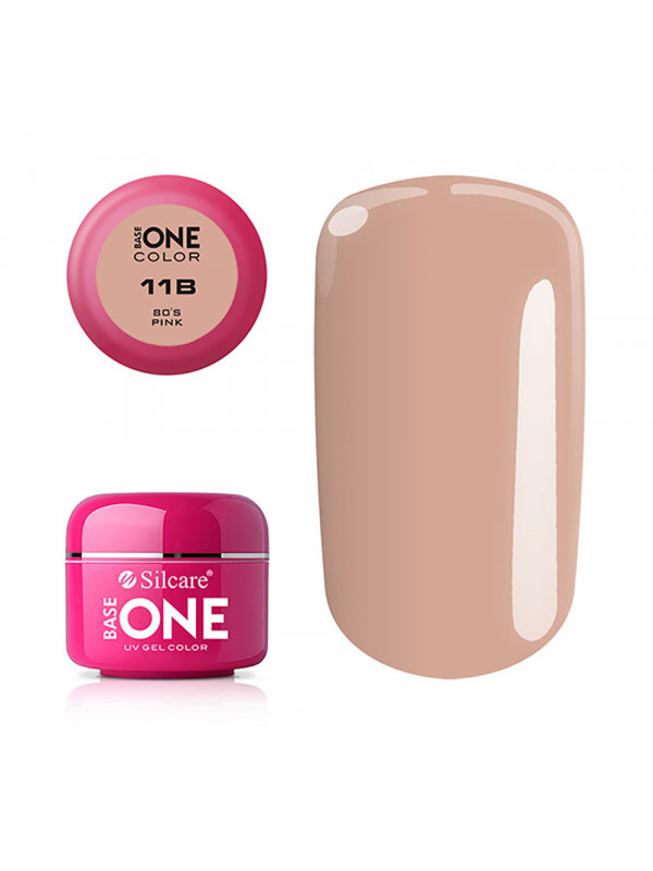 Silcare Base One Color Żel UV /11B/ 80's Pink 5 g