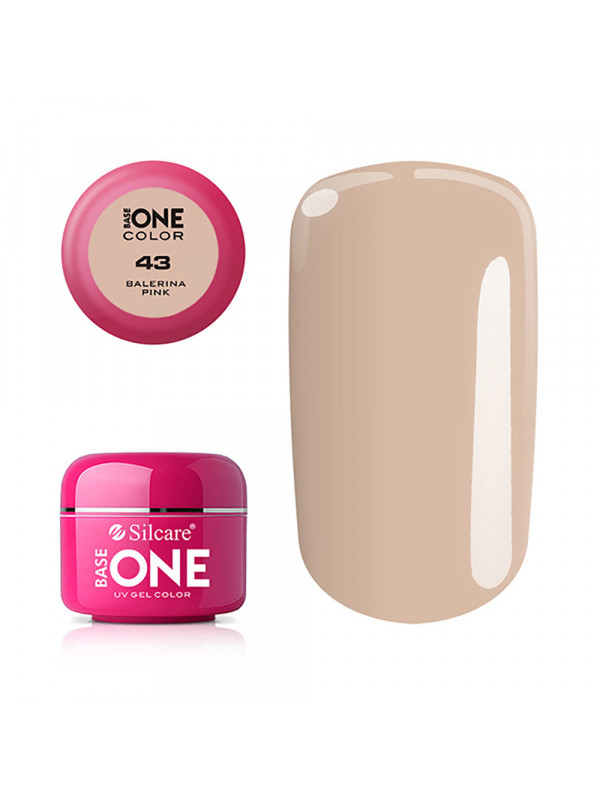 Silcare Base One Color Żel UV /43/ Balerina Pink 5 g