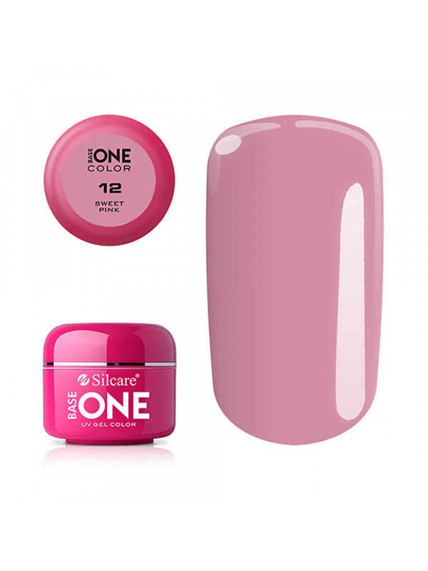 Silcare Base One Color Żel UV /12/ Sweet Pink 5 g