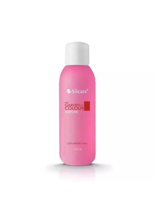 Silcare The Garden of Colour Aceton zapachowy Strawberry Pink 570 ml