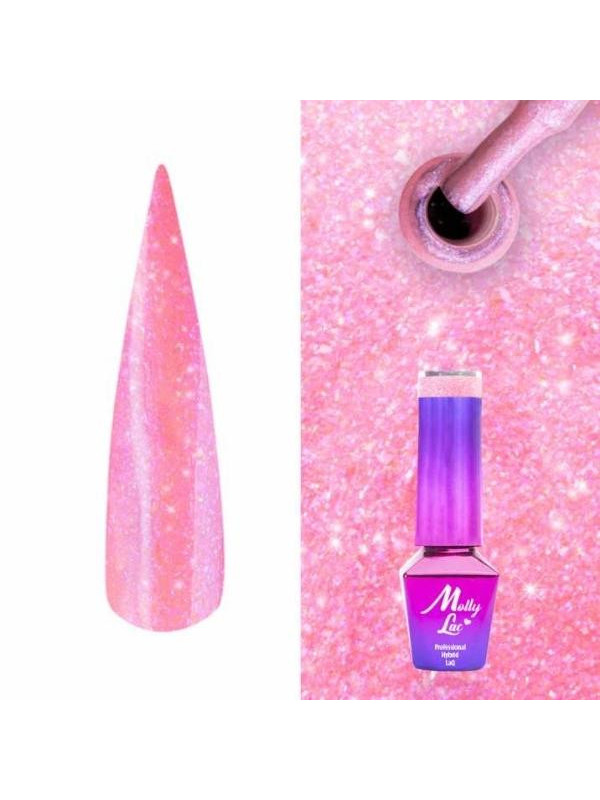 MollyLac /594/ Mermaid Whispers Lakier Hybrydowy Siren Lips 5 ml